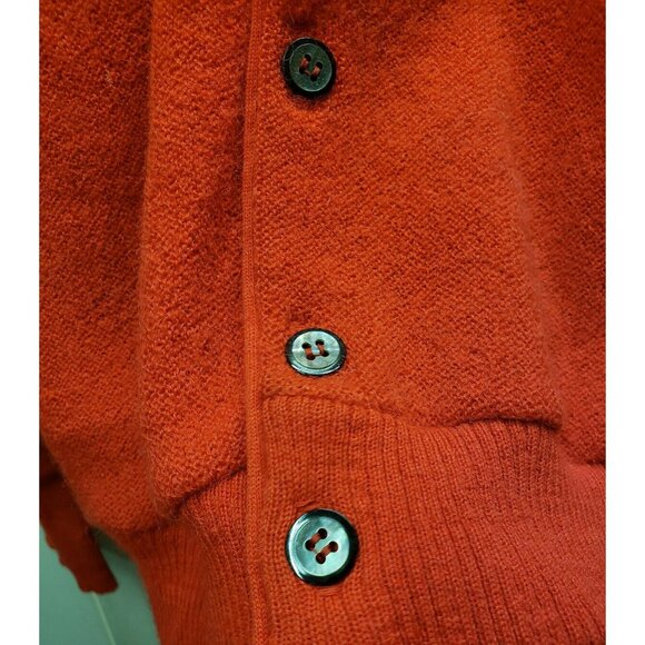 Vintage Wool & Alpaca Cardigan Sweater L, Arnold Palmer Robert Bruce, Red, Large - Picture 4 of 6